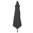 Garden Umbrella 395X245 Cm White