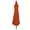 Garden Parasol With Led Lights 395X245 Cm White