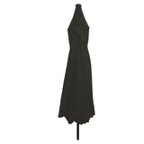 Garden Parasol With Led Lights 395X245 Cm White
