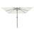 Square Garden Parasol 295X245 Cm White