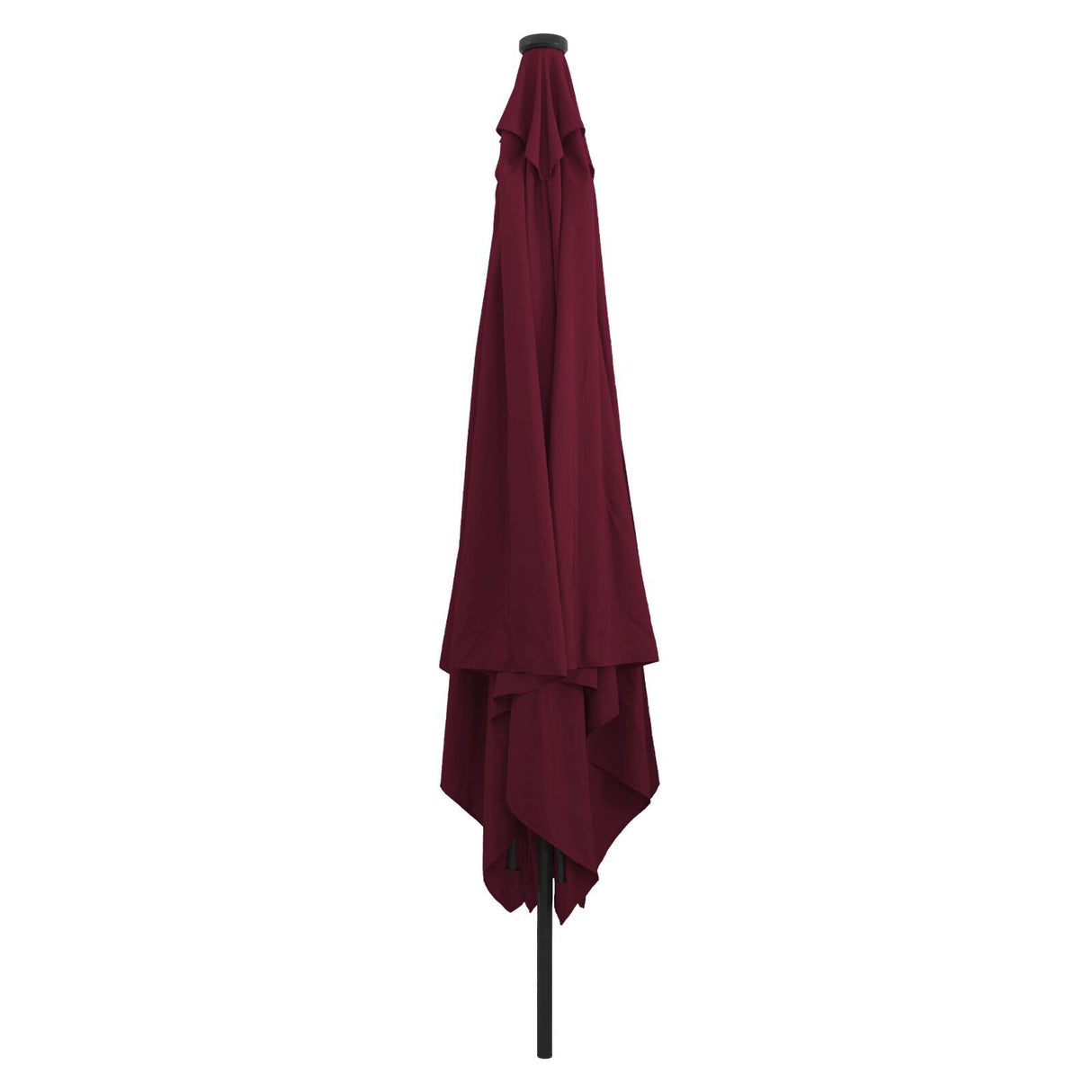 Square Garden Parasol With Led Lights 295X245 Cm White