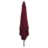 Square Garden Parasol With Led Lights 295X245 Cm White