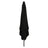 Square Garden Parasol With Led Lights 295X245 Cm White