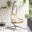Hanging Chair With Stand And Cushion Steel