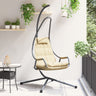 Hanging Chair With Stand And Cushion Steel