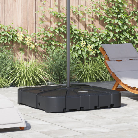 2 Piece Cantilever Parasol Base Set - 150Kg Sand Or 113Kg Water