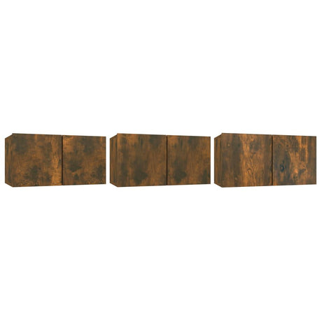 2 Piece Hanging Tv Cabinet Set 60X30X30 Cm