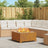 Fire Pit Square Black Steel