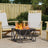 Fire Pit Square Black Steel