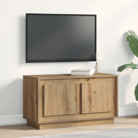 Tv Cabinet Artisan Oak 80X35X45 Cm Engineered Wood