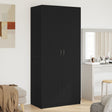 Wardrobe Black Oak Engineered Wood 90X52X200 Wardrobe