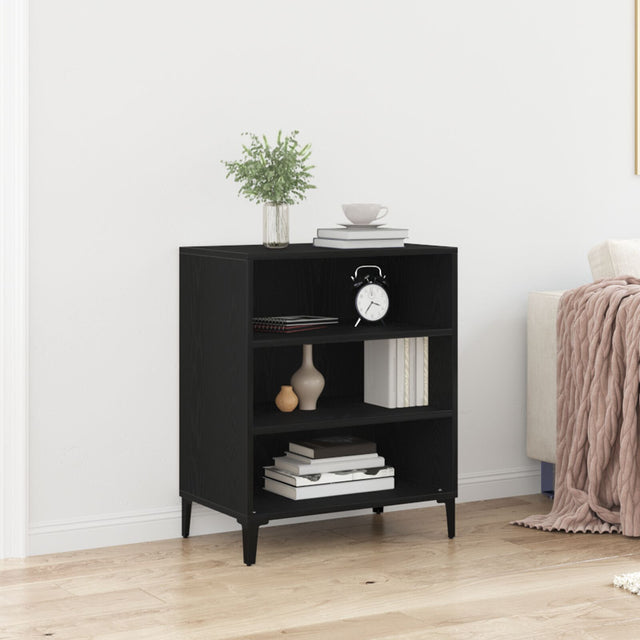 Black Oak Sideboard - 57X35X70 Cm, Engineered Wood