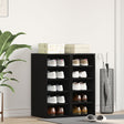 Shoe Cabinet 2 Pack - Black Oak - 32X35X70 Cm - Made Of Engineered Wood