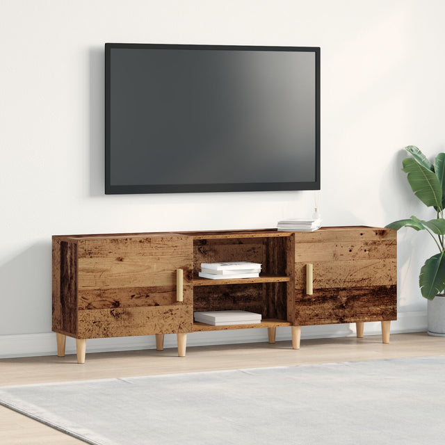 Tv Cabinet Old Wood 150X30X50 Cm Engineered Wood