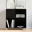 Record Cabinet 84,5X38X89 Cm Engineered Wood