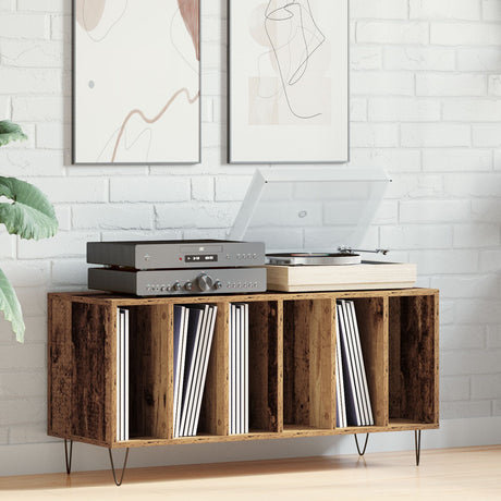 Record Cabinet Artisan Oak 100X38X48 Cm Engineered Wood
