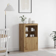 Sideboard With Led Lights Artisan Oak 60,5X37X100 Cm