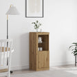Sideboard With Led Lights Artisan Oak 41X37X100 Cm