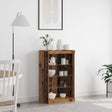 Sideboard With Led Lights Old Wood 60,5X37X100 Cm