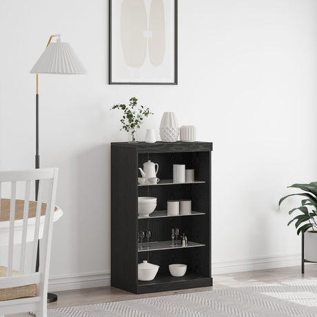 Sideboard With Led Lights 60.5X37X100 Cm