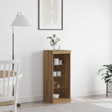 Sideboard With Led Lights Artisan Oak 41X37X100 Cm