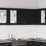 Black Oak Hanging Cabinet 50X31X60 Cm Made From Engineered Wood