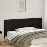 Bed Headboard Black Oak 200X1,5X80 Cm Engineered Wood