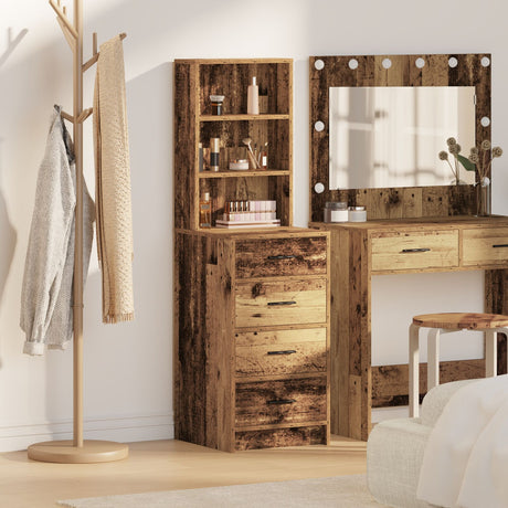 Highboard 40X41X135 Cm Engineered Wood