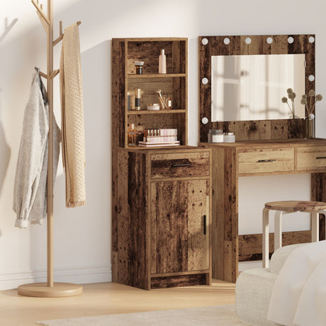 Tall Cabinet 40X41X135 Cm Made Of Engineered Wood