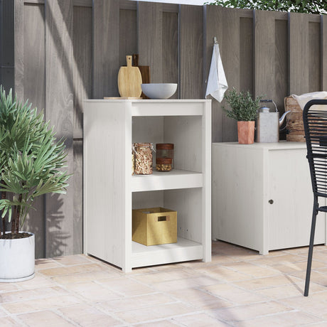 Outdoor Kitchen Cabinet 55X55X92 Cm Solid Wood Pine