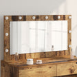 Vanity Mirror Old Wood Wood And Glass 100 X 55 X 18 Cm Mirror