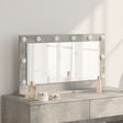 Vanity Mirror Concrete Grey Concrete 80 X 45 X 18 Cm Mirror