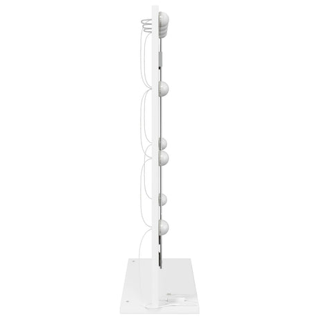 Vanity Mirror With Led Lights White 70X50X18 Cm