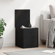 Storage Box In Black Oak - 40X42X46 Cm - Made Of Engineered Wood