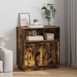 Sideboard With Led 71X34,5X75 Cm Engineered Wood