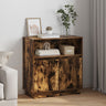 Sideboard With Led 71X34,5X75 Cm Engineered Wood
