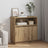 Sideboard With Led 71X34,5X75 Cm Engineered Wood