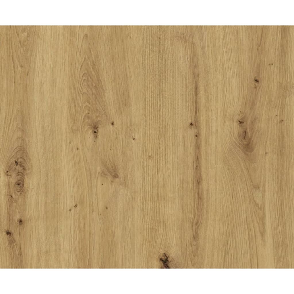 Storage Bench with 2 Drawers 108.9x41.7x46.1 cm White and Artisan Oak