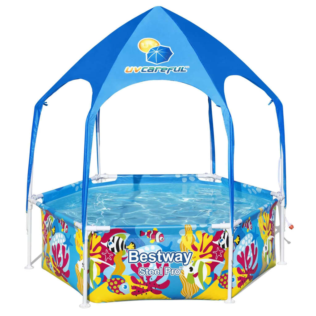 Steel Pro UV Careful Above Ground Pool for Kids 183x51 cm