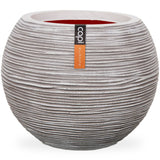 Vase Nature Rib Ball 40x32 cm Ivory KOFI270