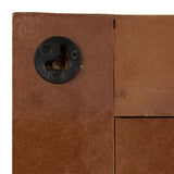 Mirror Solid Reclaimed Wood 50x50 cm