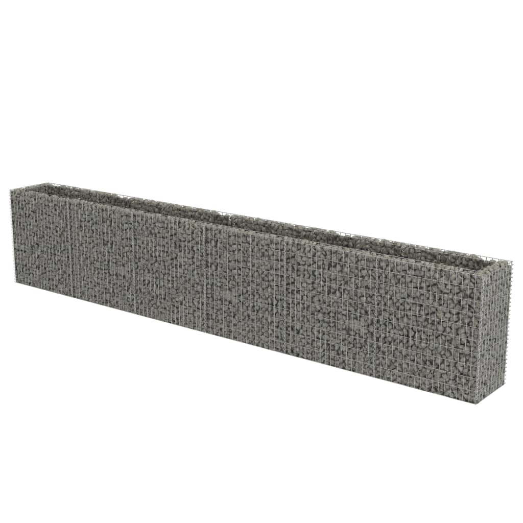 Gabion Raised Bed Galvanised Steel 540x50x100 cm