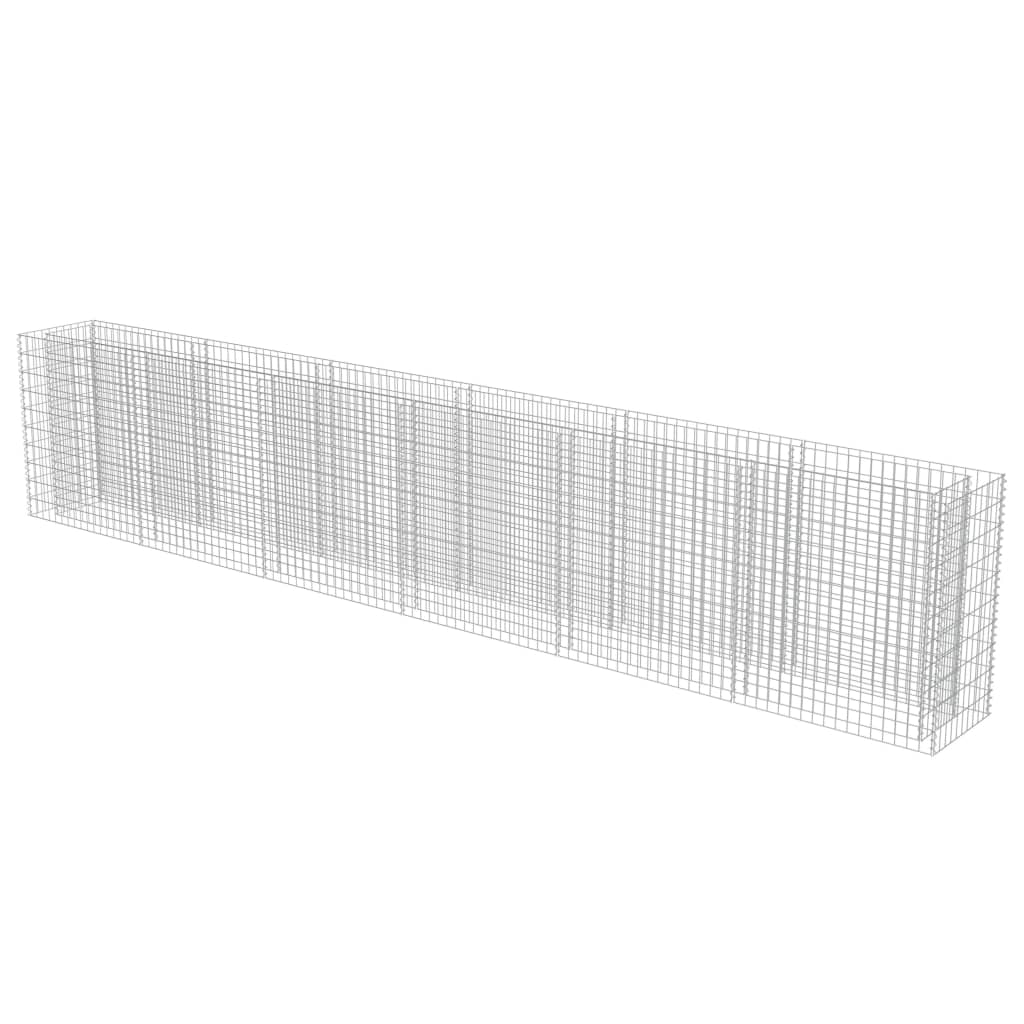 Gabion Raised Bed Galvanised Steel 540x50x100 cm