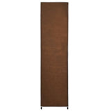 Wardrobe with 4 Compartments Brown 175x45x170 cm