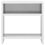 Bedside Cabinet High Gloss White 40x30x40 cm Engineered Wood
