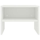 Bedside Cabinet White 40x30x30 cm Engineered Wood