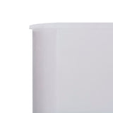 5-panel Wind Screen Fabric 600x80 cm Sand White
