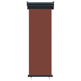 Balcony Side Awning 65x250 cm Brown