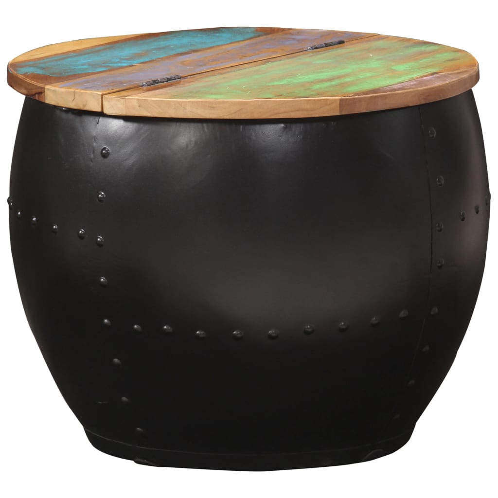 Coffee Table 53x43 cm Solid Reclaimed Wood