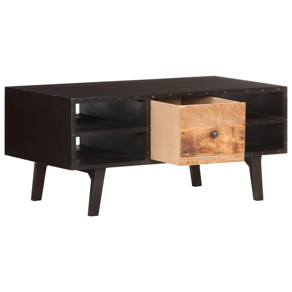 Coffee Table 100x50x45 cm Solid Reclaimed Wood